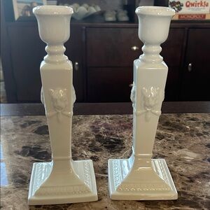 Rosenthal Elegant White Candle Holders